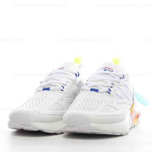 Replica Adidas ZX 2K Boost Mens and Womens Shoes White GX2718