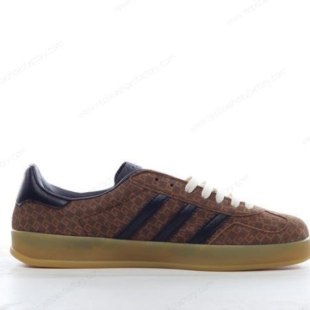 Replica Adidas x Gucci Gazelle Men’s and Women’s Shoes ‘Brown’ 707847-AAA2V-8546
