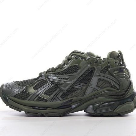 Replica Balenciaga Runner Men’s and Women’s Shoes ‘Green’ 677403W3RB13031