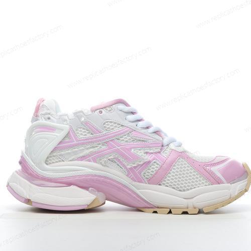 Replica Balenciaga Runner Mens and Womens Shoes White Pink 677402W3RB39059