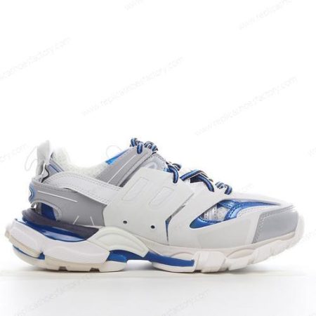 Replica Balenciaga Track Men’s and Women’s Shoes ‘White Blue’ 542023W2FS99051