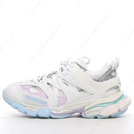 Replica Balenciaga Track Men’s and Women’s Shoes ‘White Pink Blue’ 542436W3AC49045
