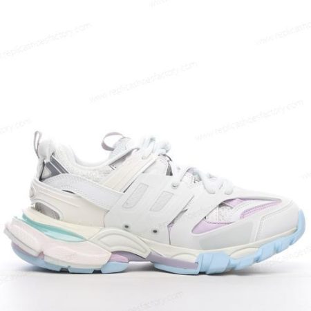 Replica Balenciaga Track Men’s and Women’s Shoes ‘White Pink Blue’ 542436W3AC49045