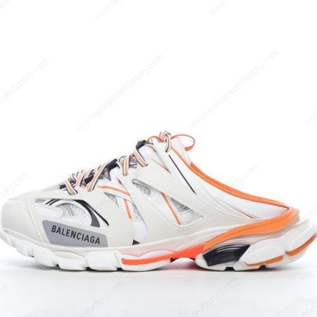 Replica Balenciaga Track Mule Men’s and Women’s Shoes ‘White Orange’