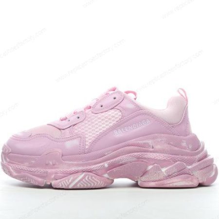 Replica Balenciaga Triple S Men’s and Women’s Shoes ‘Pink White’ 524039W2FA15090
