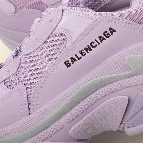 Replica Balenciaga Triple S Mens and Womens Shoes Purple 524039W2FW15410