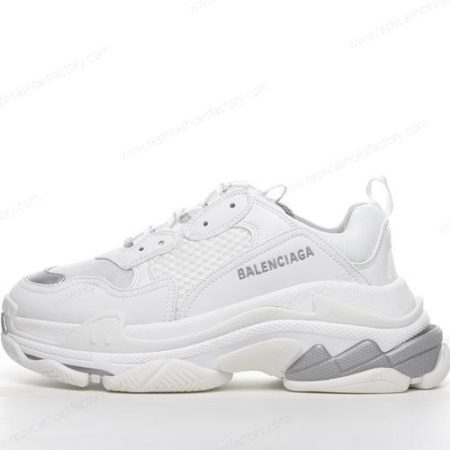 Replica Balenciaga Triple S Men’s and Women’s Shoes ‘White’ 524039W2FS41200