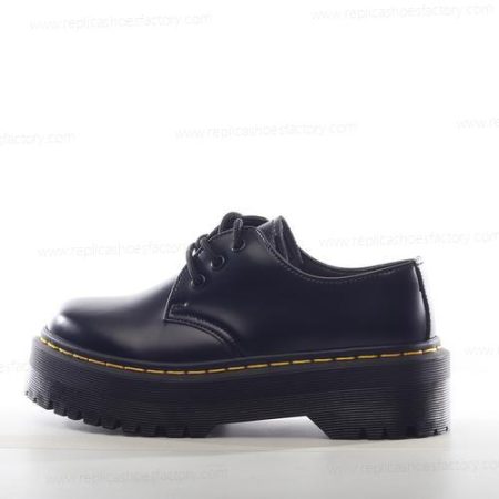 Replica Dr.Martens 1461 Quad 3 eye smooth leather Men’s and Women’s Shoes ‘Black’