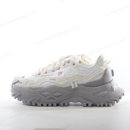 Replica FILA Fusion Bianco Men’s and Women’s Shoes ‘White Grey’