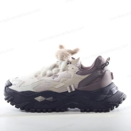 Replica FILA Fusion Bianco Platform Sneakers Men’s and Women’s Shoes ‘Black White Brown’