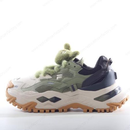 Replica FILA Fusion Bianco Platform Sneakers Men’s and Women’s Shoes ‘Green’ FF750SH20A96C4GS