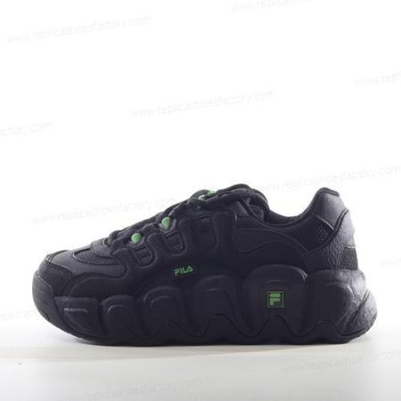 Replica FILA Fusion CROISSANT Chunky Sneakers Men’s and Women’s Shoes ‘Black Green’
