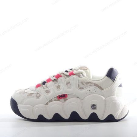 Replica FILA Fusion CROISSANT Chunky Sneakers Men’s and Women’s Shoes ‘White Black Pink’ F12W342113FGT