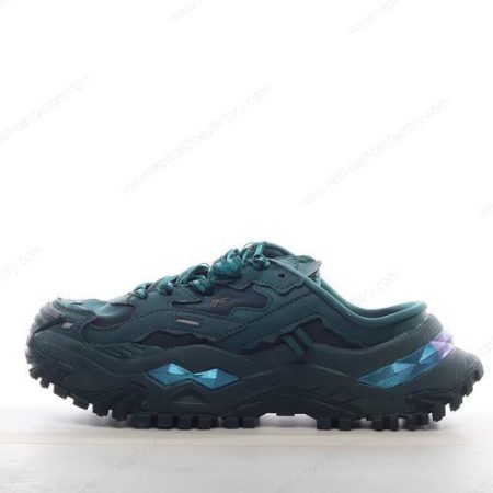 Replica FILA Fusion Semi Slippers Men’s and Women’s Shoes ‘Dark Green Blue’