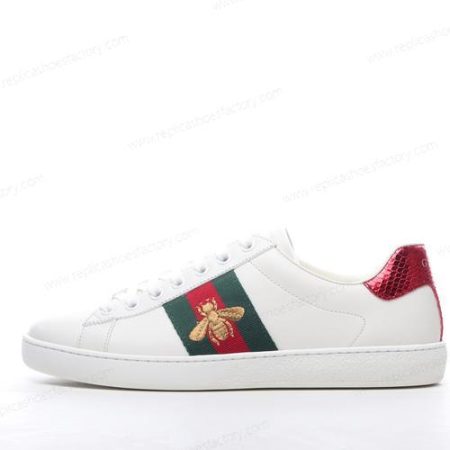 Replica Gucci ACE Bee Sneakers Men’s and Women’s Shoes ‘White Red’