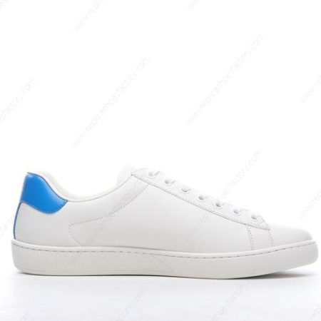 Replica Gucci ACE TENNIS Men’s and Women’s Shoes ‘White Blue’ 603696-AYO70-9096