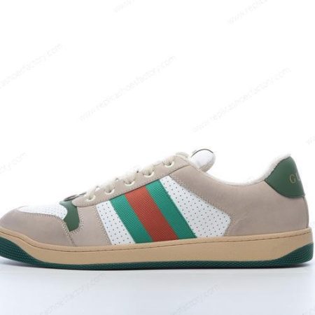 Replica Gucci Distressed Screener Men’s and Women’s Shoes ‘Green Red White’