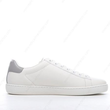 Replica Gucci New ACE Perforated Leather Trainers Men’s and Women’s Shoes ‘White’