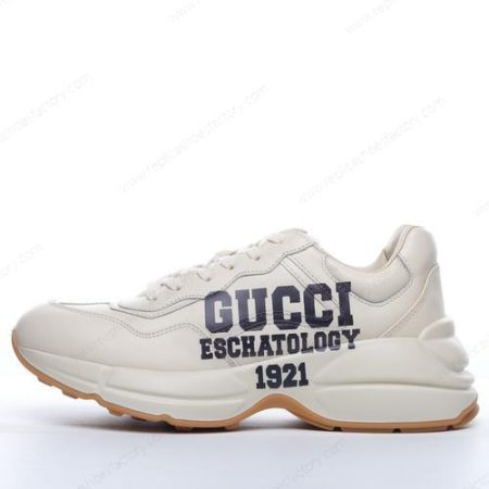 Replica Gucci Rhyton 1921 Vintage Trainer Men’s and Women’s Shoes ‘White Black’