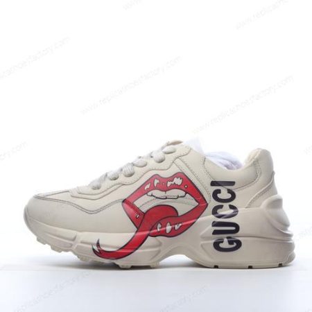Replica Gucci Rhyton Mouth Men’s and Women’s Shoes ‘White’ 552089-A9L00-9522