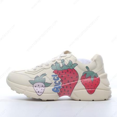 Replica Gucci Rhyton Starwberry Men’s and Women’s Shoes ‘White’ 576963-DRW00-9522