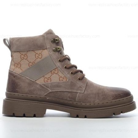 Replica Gucci Screener GG High Men’s and Women’s Shoes ‘Brown’