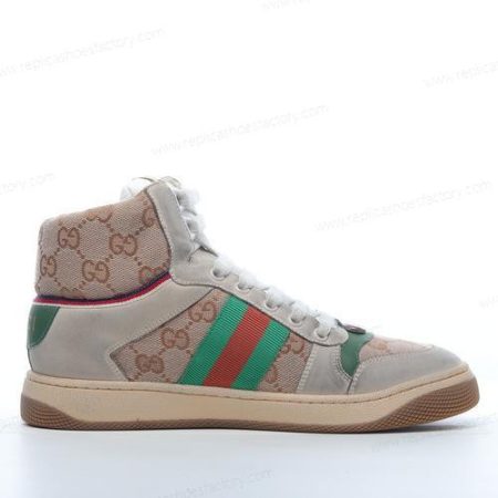 Replica Gucci Screener GG High Men’s and Women’s Shoes ‘Green Red White’ 563730-9Y9P0-9661