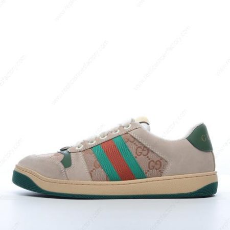 Replica Gucci Screener Men’s and Women’s Shoes ‘Green Off White’ 570443-Y920-9666