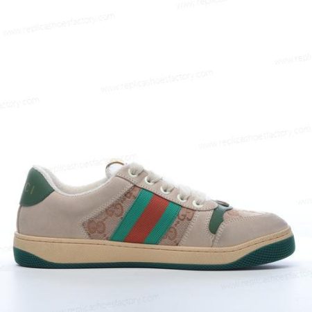 Replica Gucci Screener Men’s and Women’s Shoes ‘Green Off White’ 570443-Y920-9666