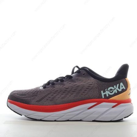 Replica HOKA ONE ONE Clifton 8 Men’s and Women’s Shoes ‘Brown Red’ 1119393-ACTL