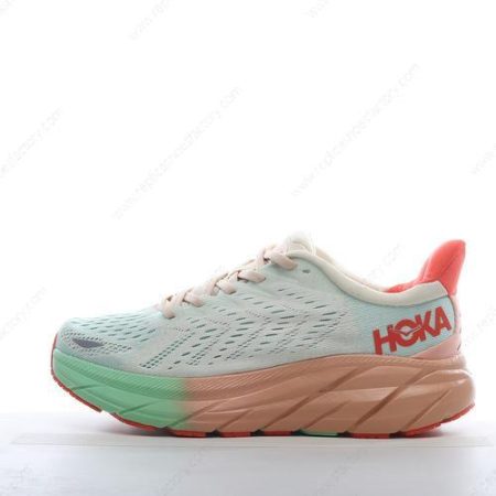 Replica HOKA ONE ONE Clifton 8 Men’s and Women’s Shoes ‘Pink Green’