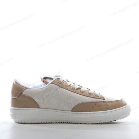 Replica LOUIS VUITTON 23ss Trainer Men’s and Women’s Shoes ‘Off White’