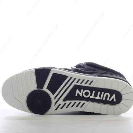 Replica LOUIS VUITTON LV Skate Sneaker Men’s and Women’s Shoes ‘Black White’ 1AARR1