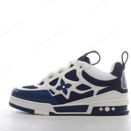 Replica LOUIS VUITTON LV Skate Sneaker Men’s and Women’s Shoes ‘Blue White’