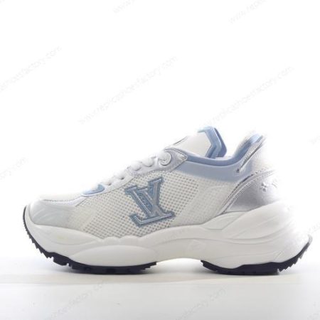 Replica LOUIS VUITTON Run 55 Men’s and Women’s Shoes ‘White Blue’ 1ABVII