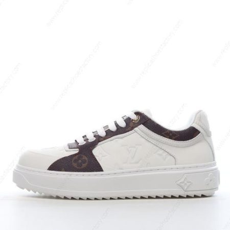 Replica LOUIS VUITTON Time Out Trainer Men’s and Women’s Shoes ‘White Brown’