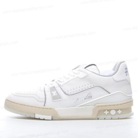 Replica LOUIS VUITTON Trainer Men’s and Women’s Shoes ‘White’ 1A8WAU