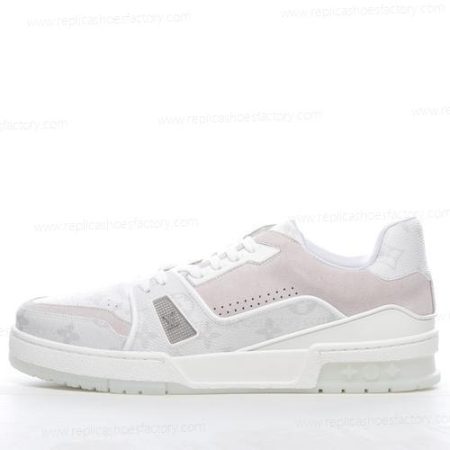 Replica LOUIS VUITTON Trainer Men’s and Women’s Shoes ‘White Pink’