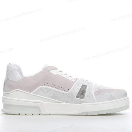 Replica LOUIS VUITTON Trainer Men’s and Women’s Shoes ‘White Pink’