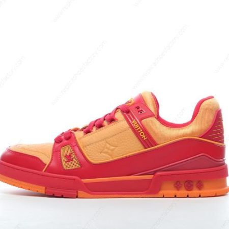 Replica LOUIS VUITTON Trainer SS21 Men’s and Women’s Shoes ‘Red’ 1A8WE3