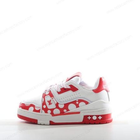 Replica LOUIS VUITTON Trainer Sneaker 3.0 GS Kids Men’s and Women’s Shoes ‘White Red’