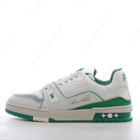 Replica LOUIS VUITTON Trainers Men’s and Women’s Shoes ‘White Green’