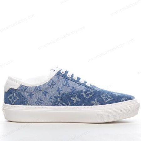 Replica LOUIS VUITTON Trocadero Monogrm Men’s and Women’s Shoes ‘Blue White’