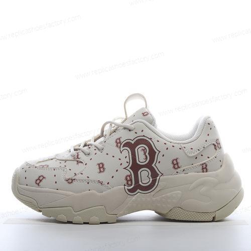 Replica MLB Bigball Chunky Mens and Womens Shoes Grey Brown 3ASHMS13N43BGS