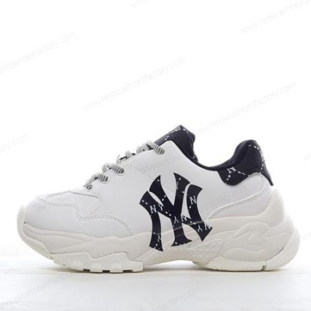 Replica MLB Bigball Chunky New York Men’s and Women’s Shoes ‘White Black’ 3ASHCDM2N-50BKS