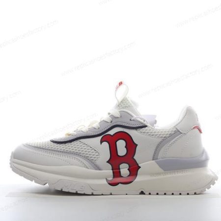 Replica MLB Chunky Runner Liner Men’s and Women’s Shoes ‘White Grey Red’ 3ASHRJ13N-43IVS