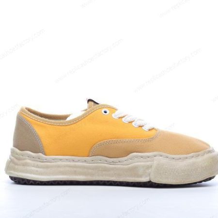 Replica Maison MIHARA YASUHIRO Baker Low Top Canvas Sneakers Men’s and Women’s Shoes ‘Yellow’