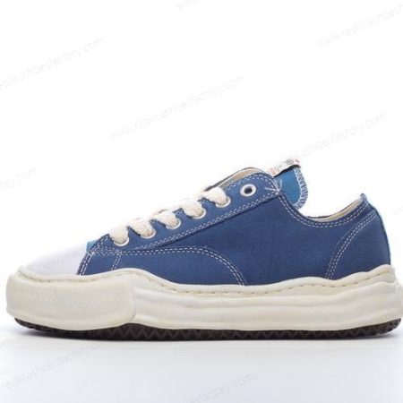Replica Maison MIHARA YASUHIRO Baker OG Sole Overdyed Canvas Low Men’s and Women’s Shoes ‘Blue’ A05FW723