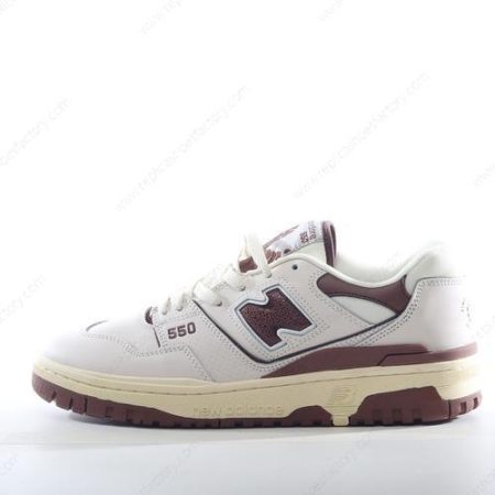 Replica New Balance 550 Men’s and Women’s Shoes ‘Brown White’ BB550AB1