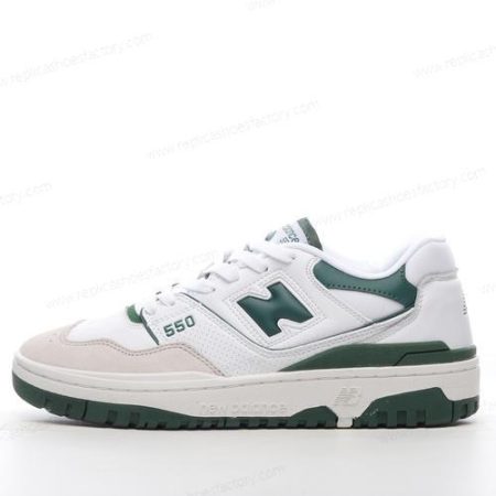 Replica New Balance 550 Men’s and Women’s Shoes ‘Green White’ BB550WT1